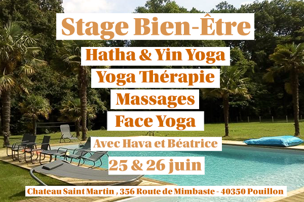 Stage bien être yoga landes